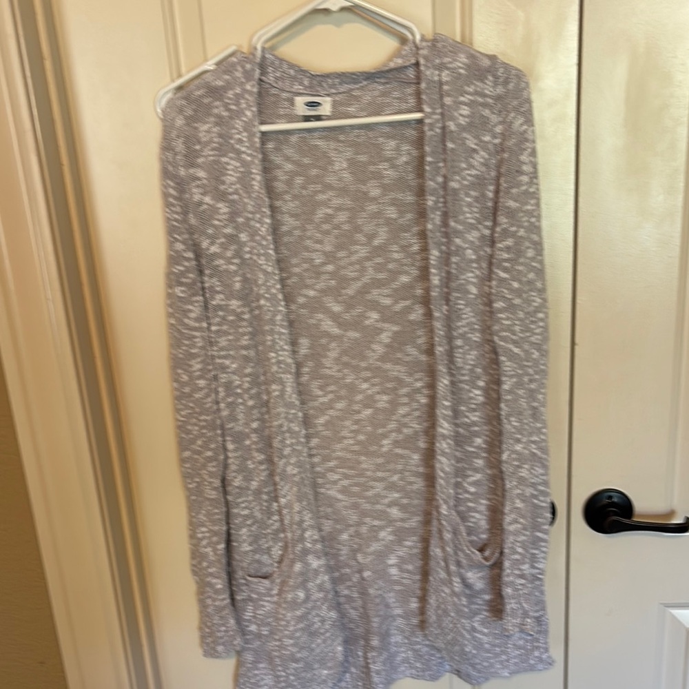 Old Navy Light Gray Cardigan